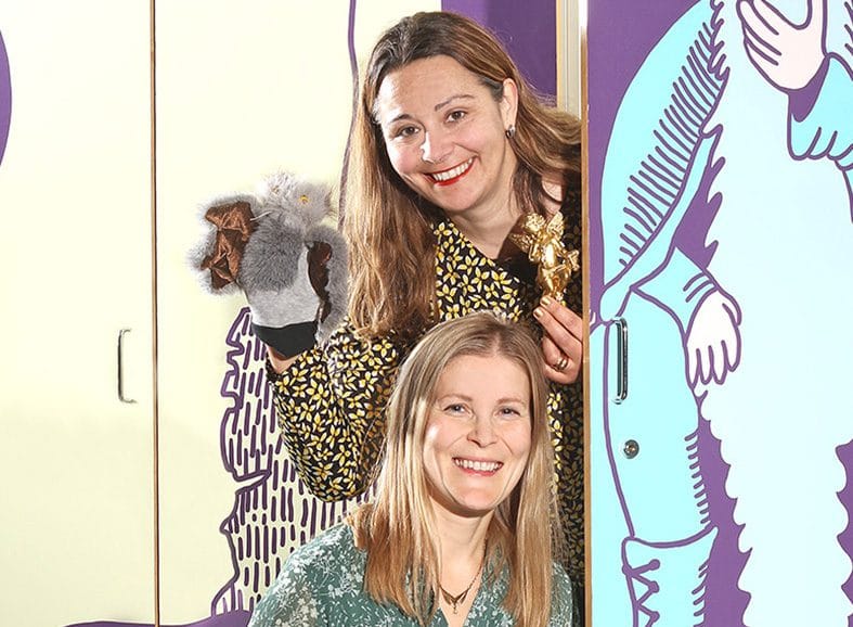 Silja Lamminmäki-Vartia ja Saara Poulter